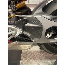 Carbonvani Carbon Fiber Front Swing Arm Chain Guard for Ducati Panigale / Streetfighter V4 (2025+)